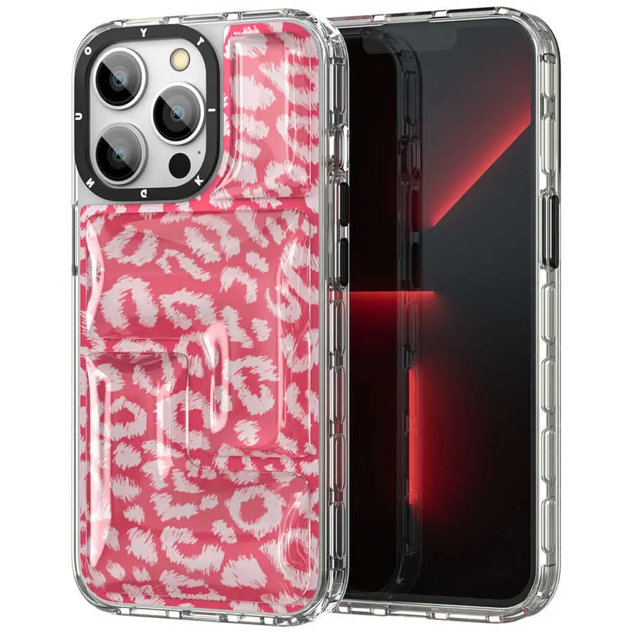 iPhone 12 Pro Max Kılıf, Kamera Çerçeveli ve Düşme Dayanımlı - YoungKit Leopard Article