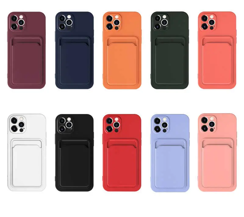 iPhone 12 Pro Max Kartlık Bölmeli Kılıf - Zore Ofix