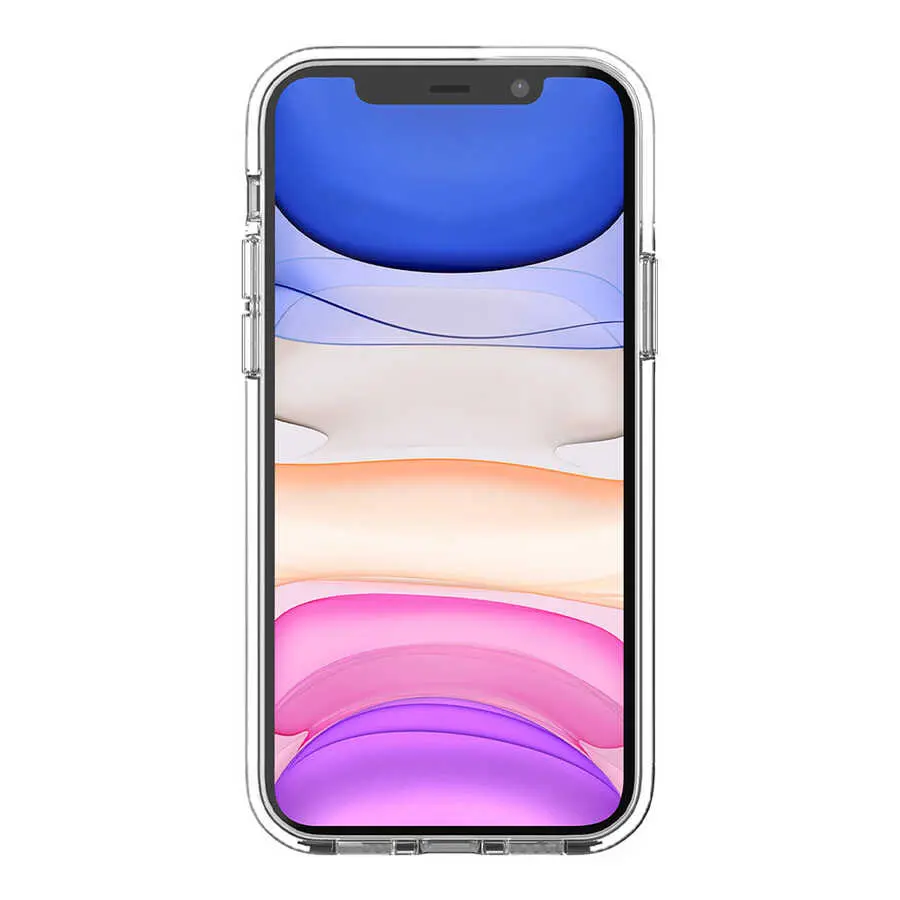 iPhone 12 Pro Şeffaf Kılıf - Ugly Rubber Pure Kapak