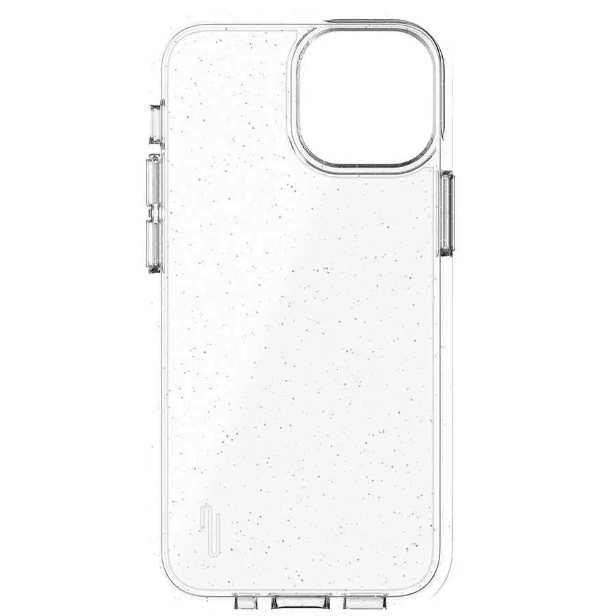 iPhone 13 Şeffaf Simli Kılıf - Ugly Rubber Vogue