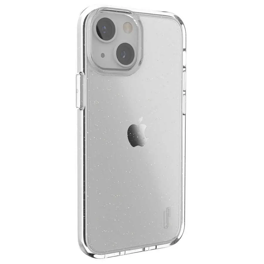 iPhone 13 Şeffaf Simli Kılıf - Ugly Rubber Vogue