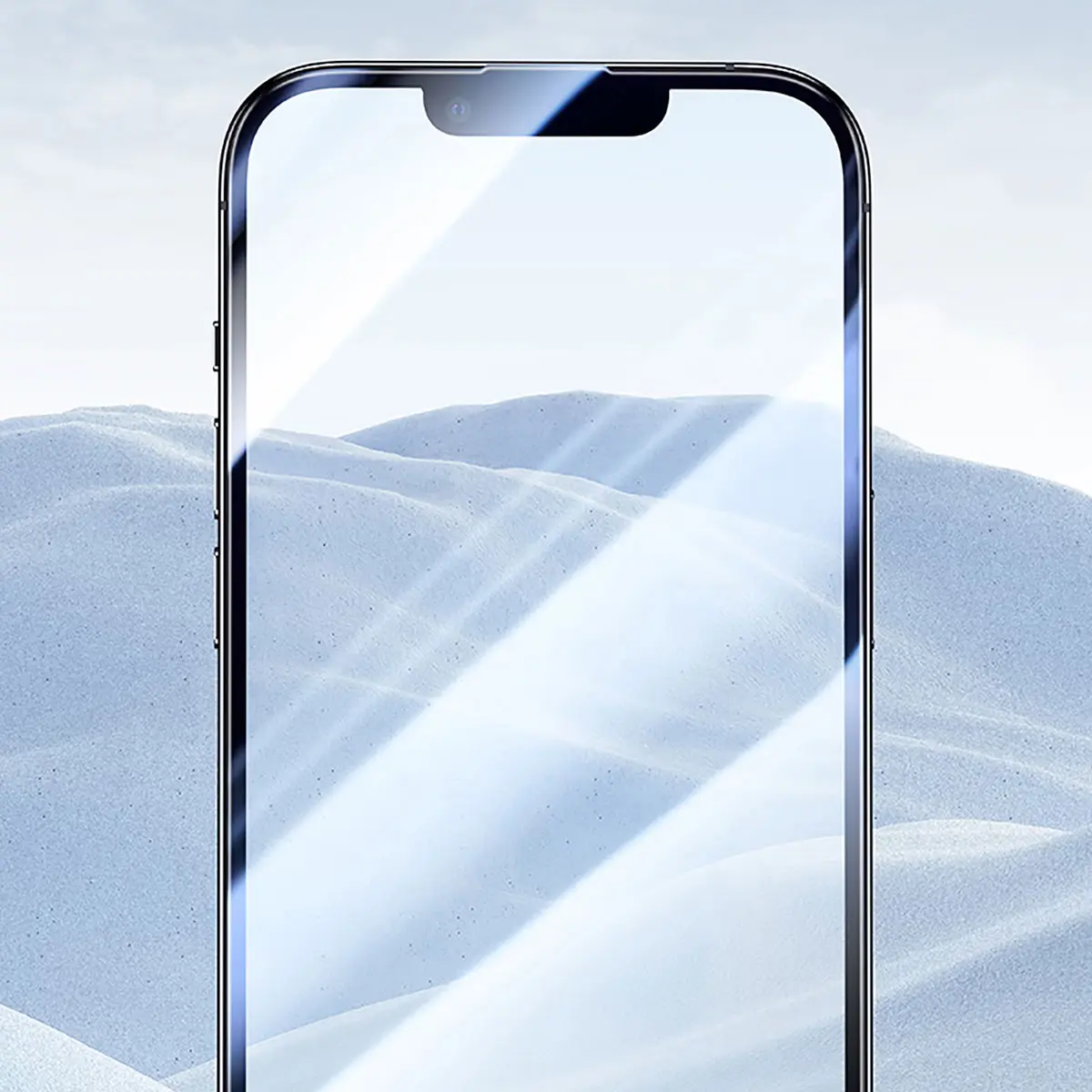 iPhone 13 Mavi Işık Teknolojili Parlama Önleyici Cam Ekran Koruyucu - Wiwu CZ-003
