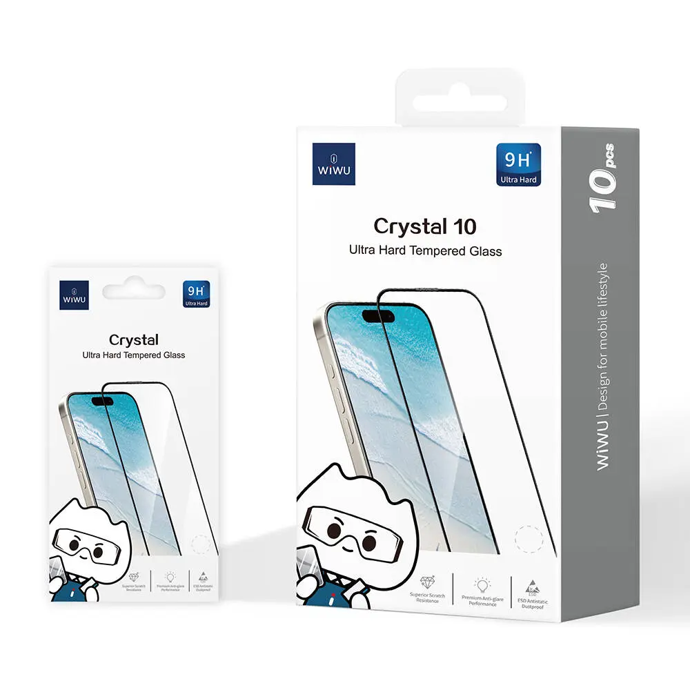 iPhone 13 Temperli Cam Ekran Koruyucu 10'lu Paket - Wiwu GT-008