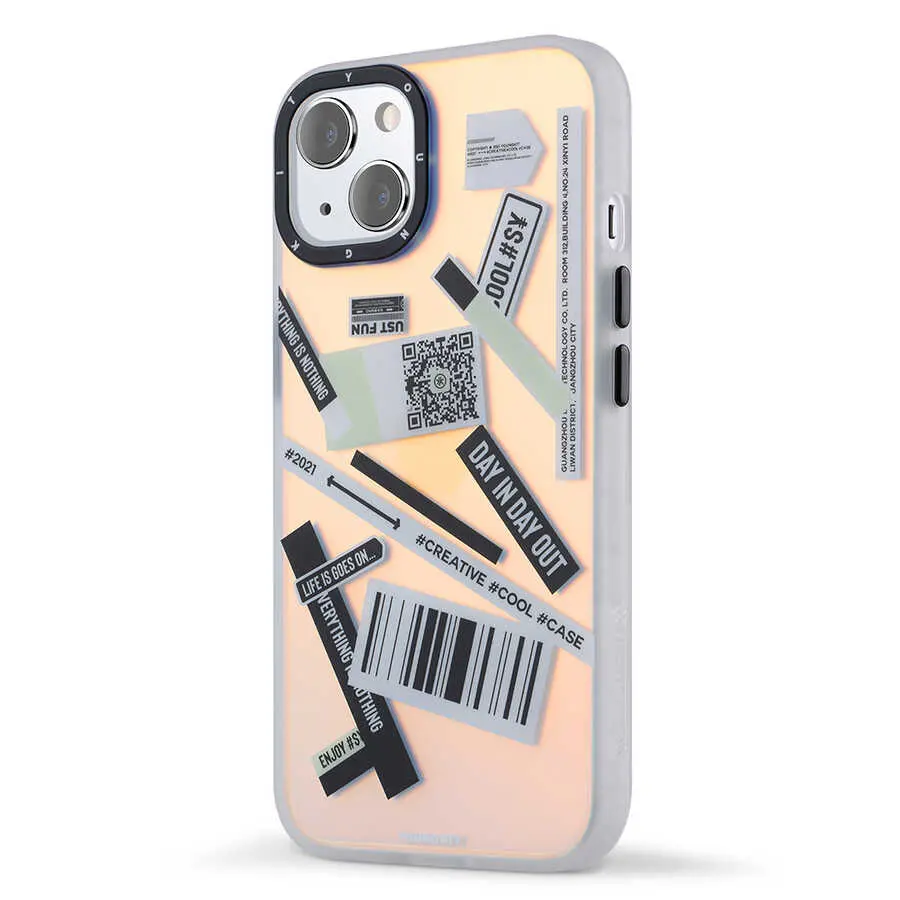 iPhone 13 Kılıf, Desenli ve Darbe Emici Kapak - YoungKit Fashion Culture Time