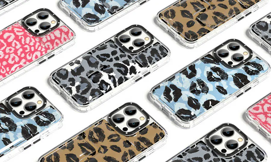 iPhone 13 Çok Katmanlı Koruma Kılıf - YoungKit Leopard Article