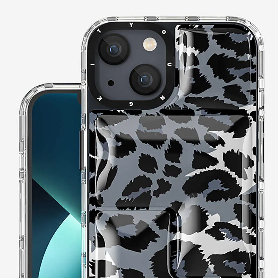 iPhone 13 Çok Katmanlı Koruma Kılıf - YoungKit Leopard Article
