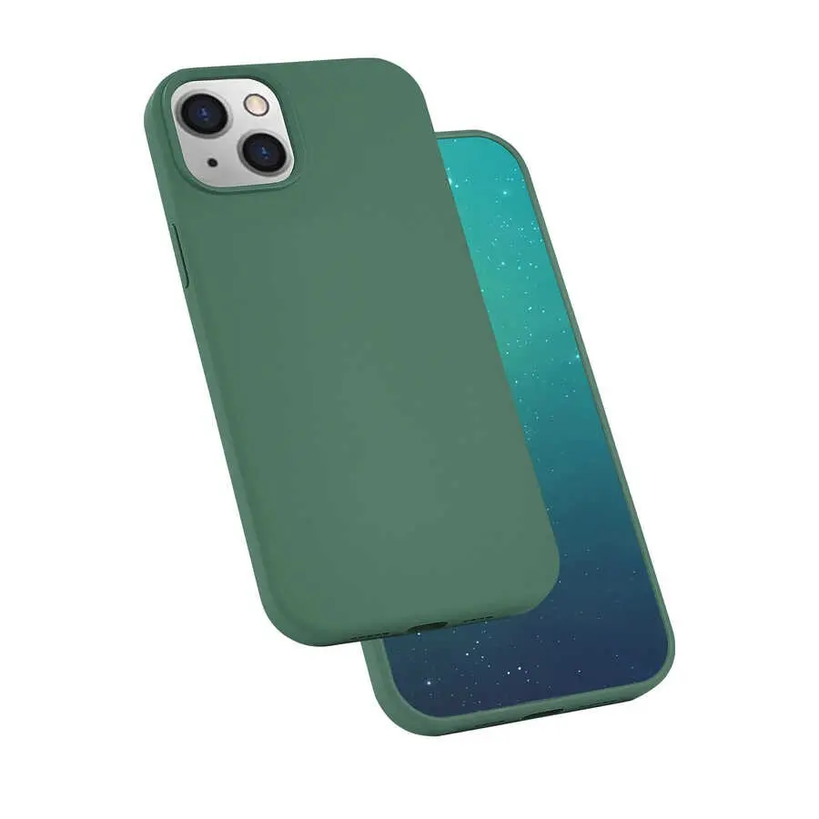 iPhone 13 İnce Silikon Kılıf, Kablosuz Şarj Uyumlu - Zore Silk
