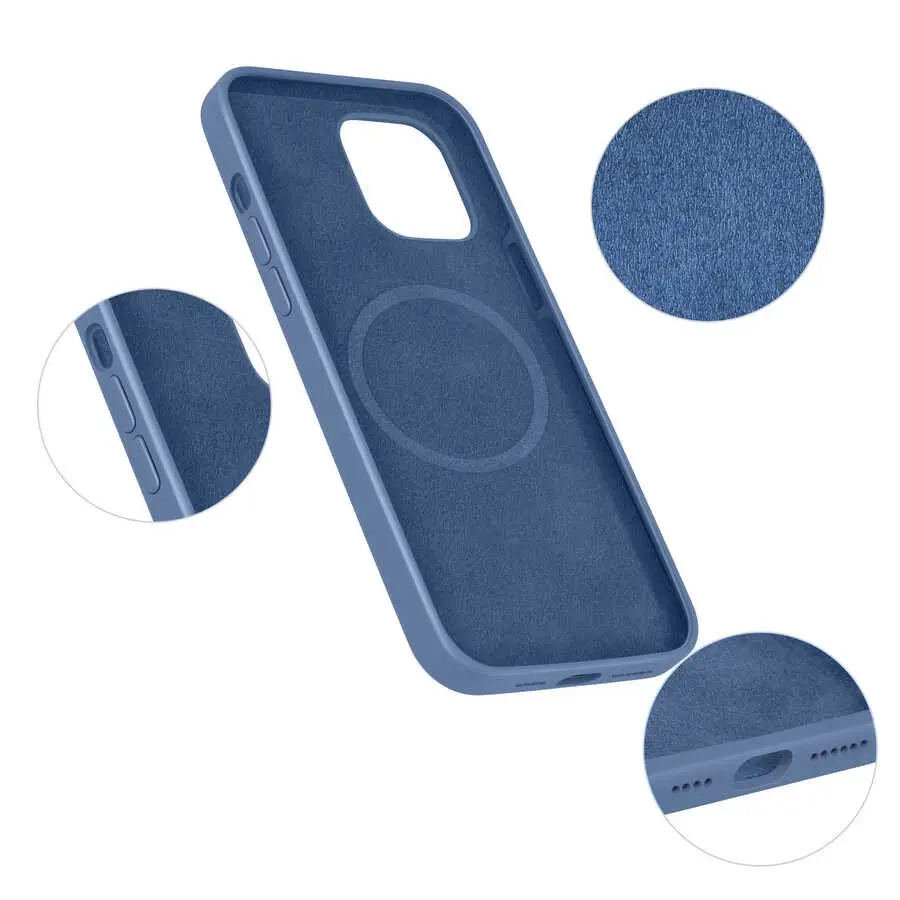 iPhone 13 MagSafe Uyumlu Silikon Kılıf - Zore Silksafe Wireless