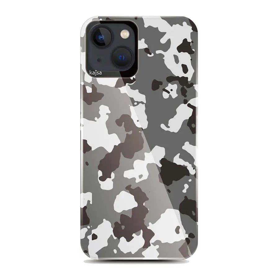 iPhone 13 Kamuflaj Tasarımlı Kılıf - Kajsa Camo Kapak