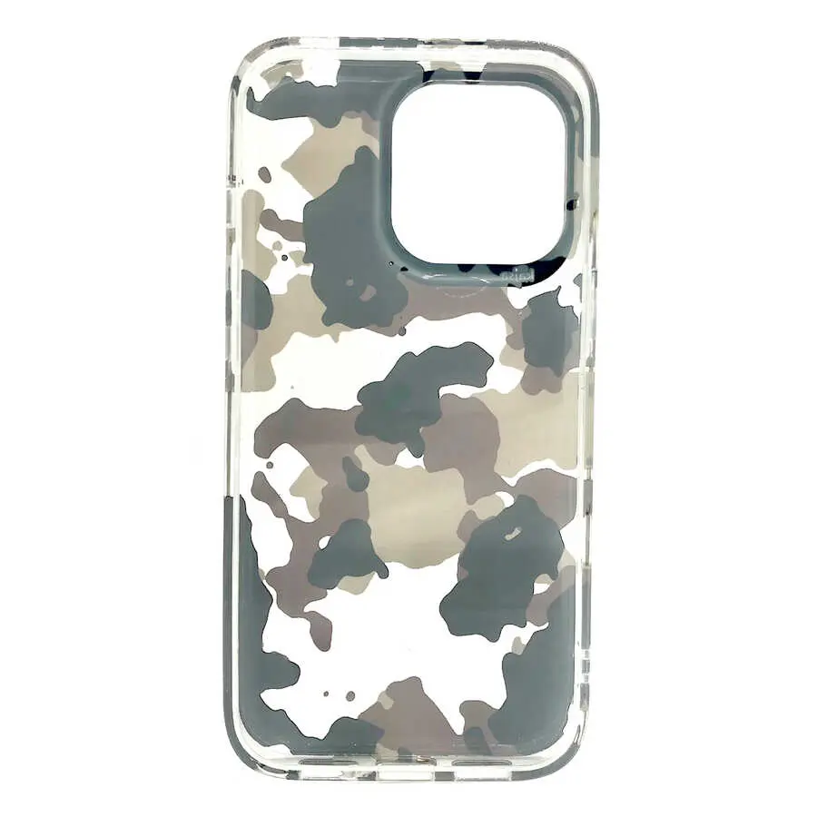 iPhone 13 Kamuflaj Tasarımlı Kılıf - Kajsa Camo Kapak