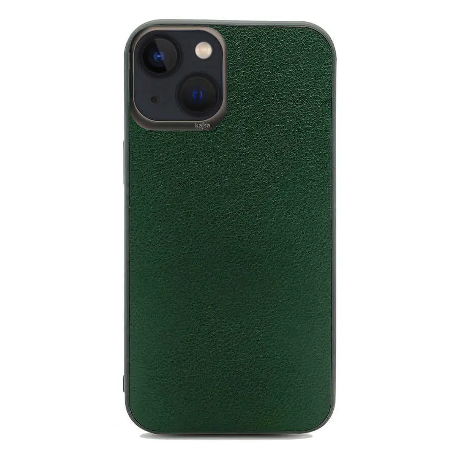 iPhone 13 Hakiki Deri Kılıf, Kaymayan Yüzey - Kajsa Luxe Collection