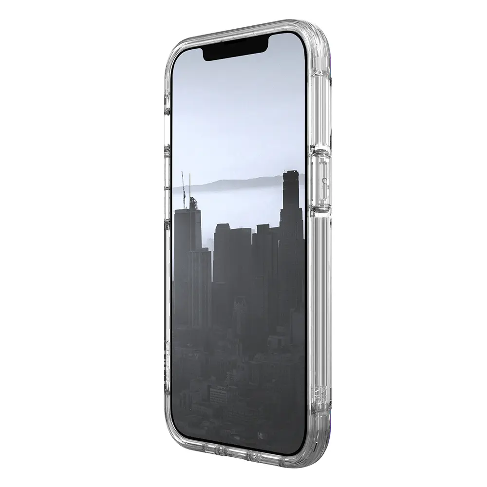 iPhone 13 Şeffaf Kılıf, Airbag Tasarımlı Metal Köşelikli - Raptic Air