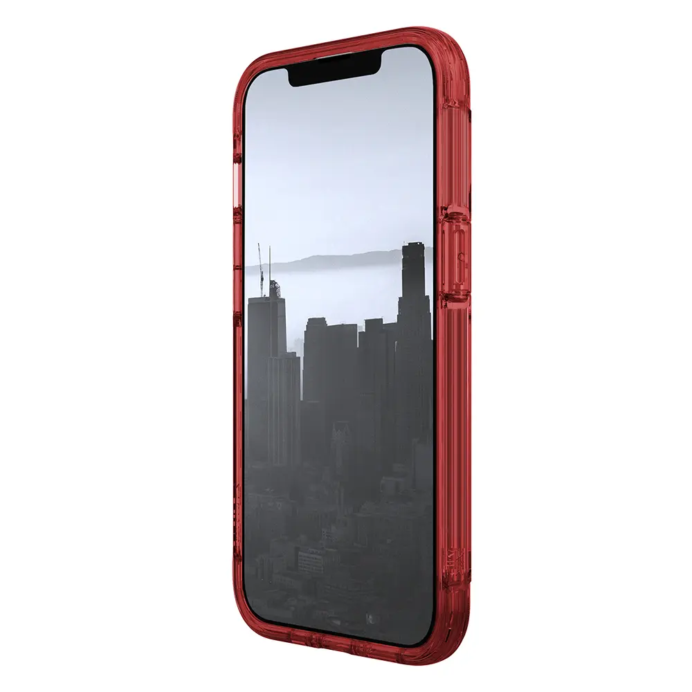 iPhone 13 Şeffaf Kılıf, Airbag Tasarımlı Metal Köşelikli - Raptic Air