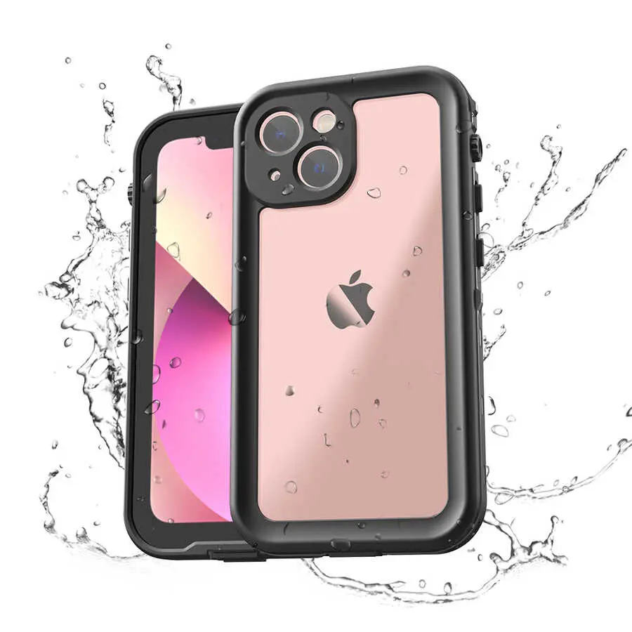 iPhone 13 Mini Su Geçirmez Kılıf - Zore 1-1