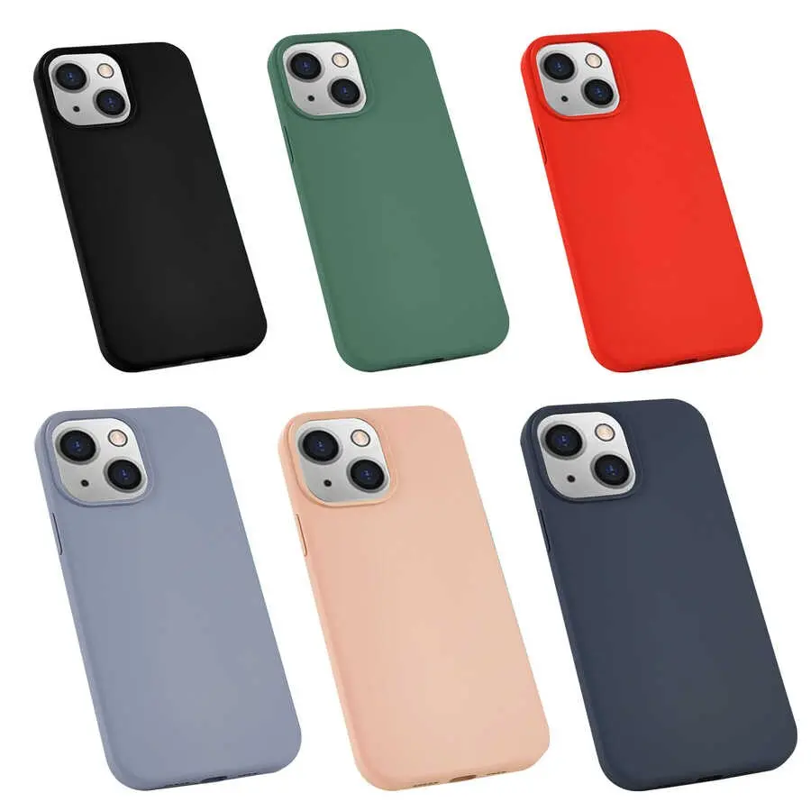 iPhone 13 Mini Silikon Kılıf, Kablosuz Şarj Uyumlu - Zore Silk