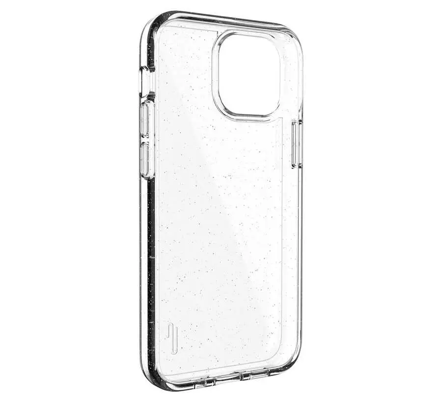 iPhone 13 Mini Şeffaf Simli Kılıf - Ugly Rubber Vogue