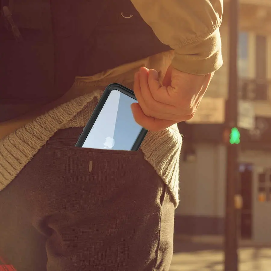 iPhone 13 Pro Su Geçirmez Kılıf, 2 m Düşme Dayanımlı - Zore