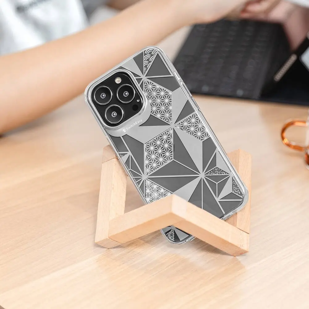 iPhone 13 Pro Çift IMD Baskılı Kılıf - Switcheasy Artist Asanoha