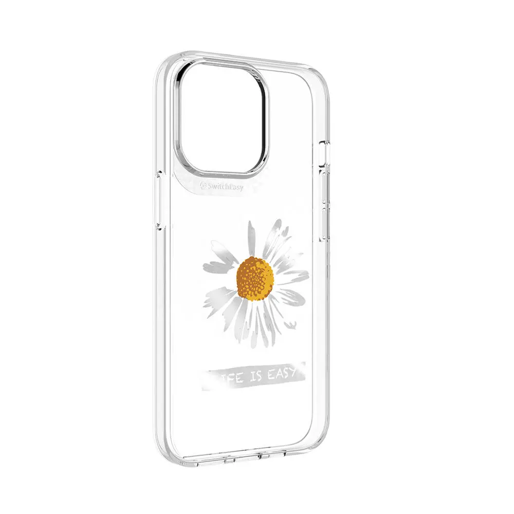 iPhone 13 Pro Çift IMD Baskılı Lisanslı Kılıf - Switcheasy Artist Daisy