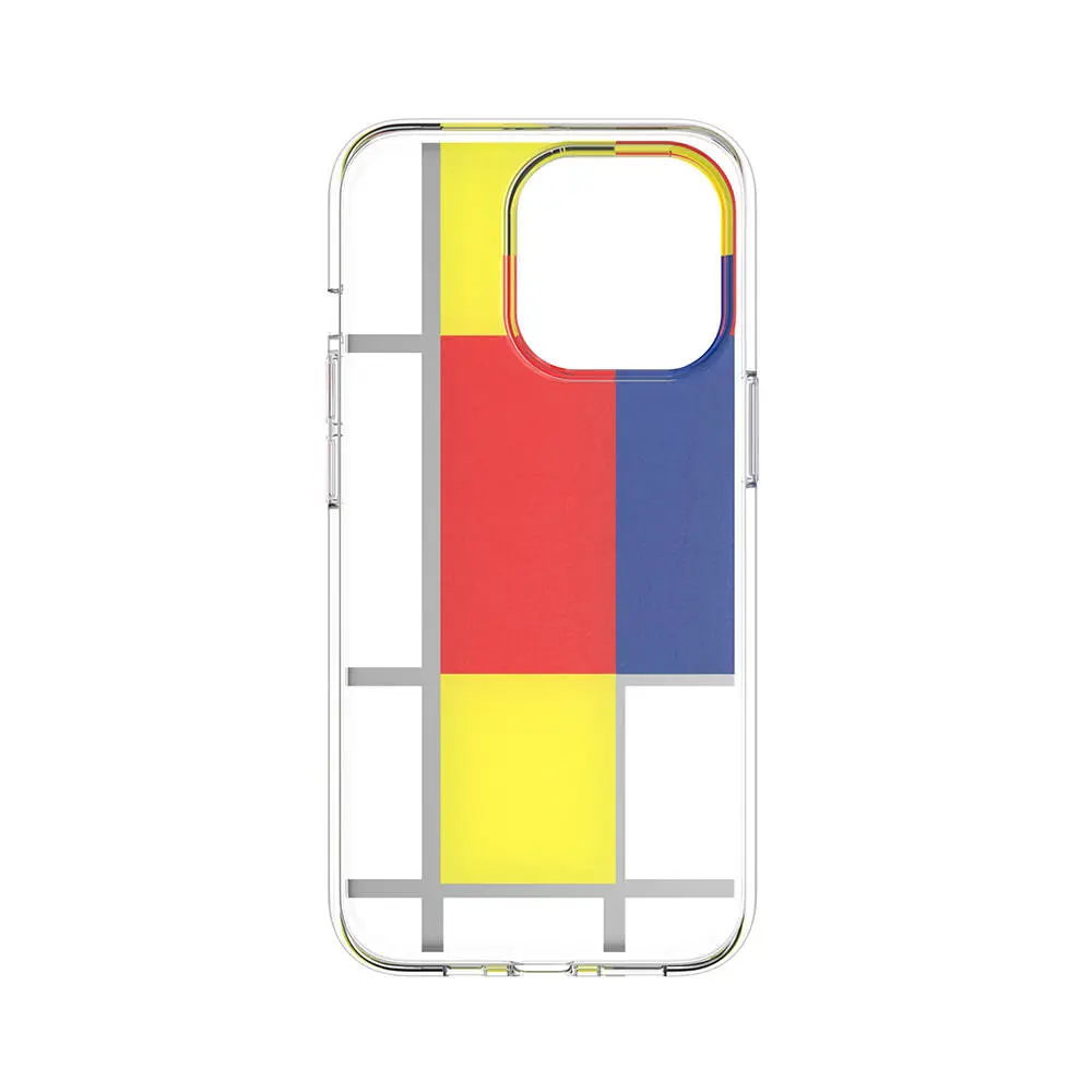 iPhone 13 Pro Çift IMD Baskılı Kılıf - Switcheasy Artist Mondrian