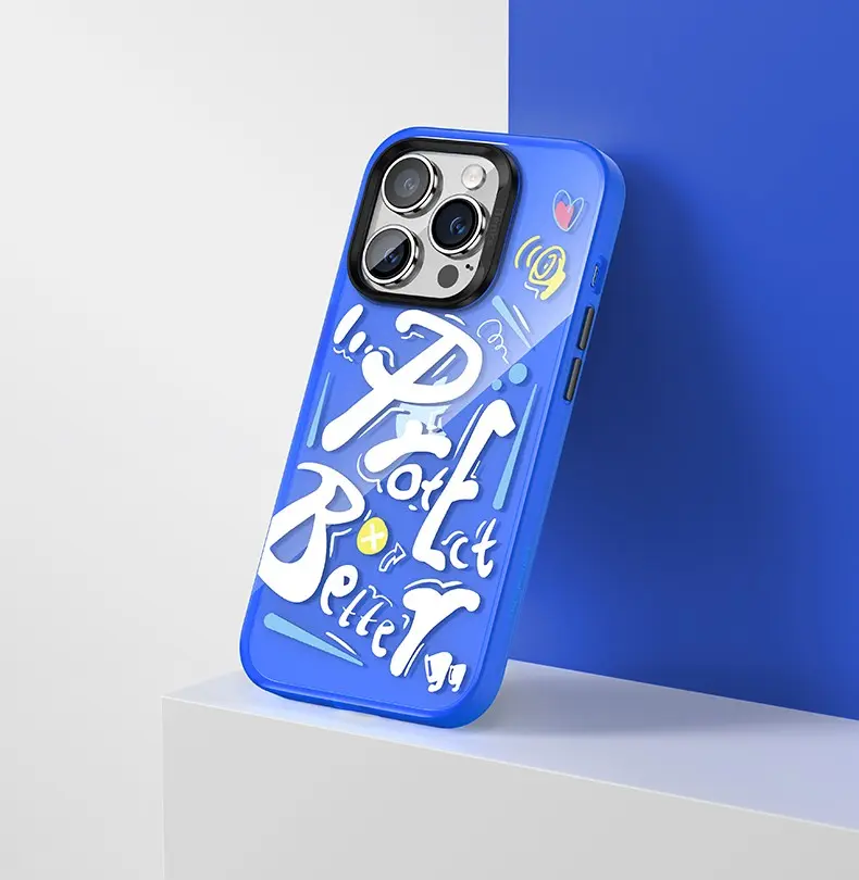 iPhone 13 Pro Airbagli TPU Kılıf, Yazı Temalı - Benks Dynamic New