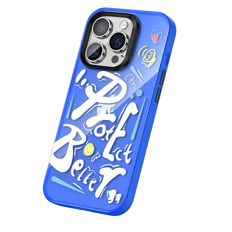 iPhone 13 Pro Airbagli TPU Kılıf, Yazı Temalı - Benks Dynamic New