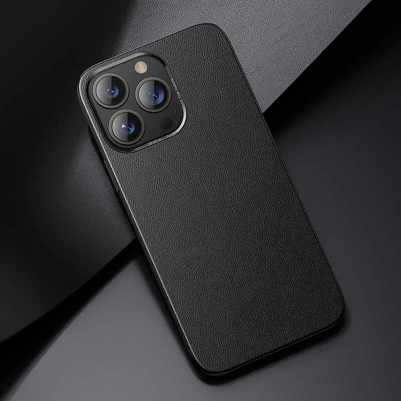 iPhone 13 Pro MagSafe Uyumlu Hakiki Deri Kılıf - Benks Magnetic