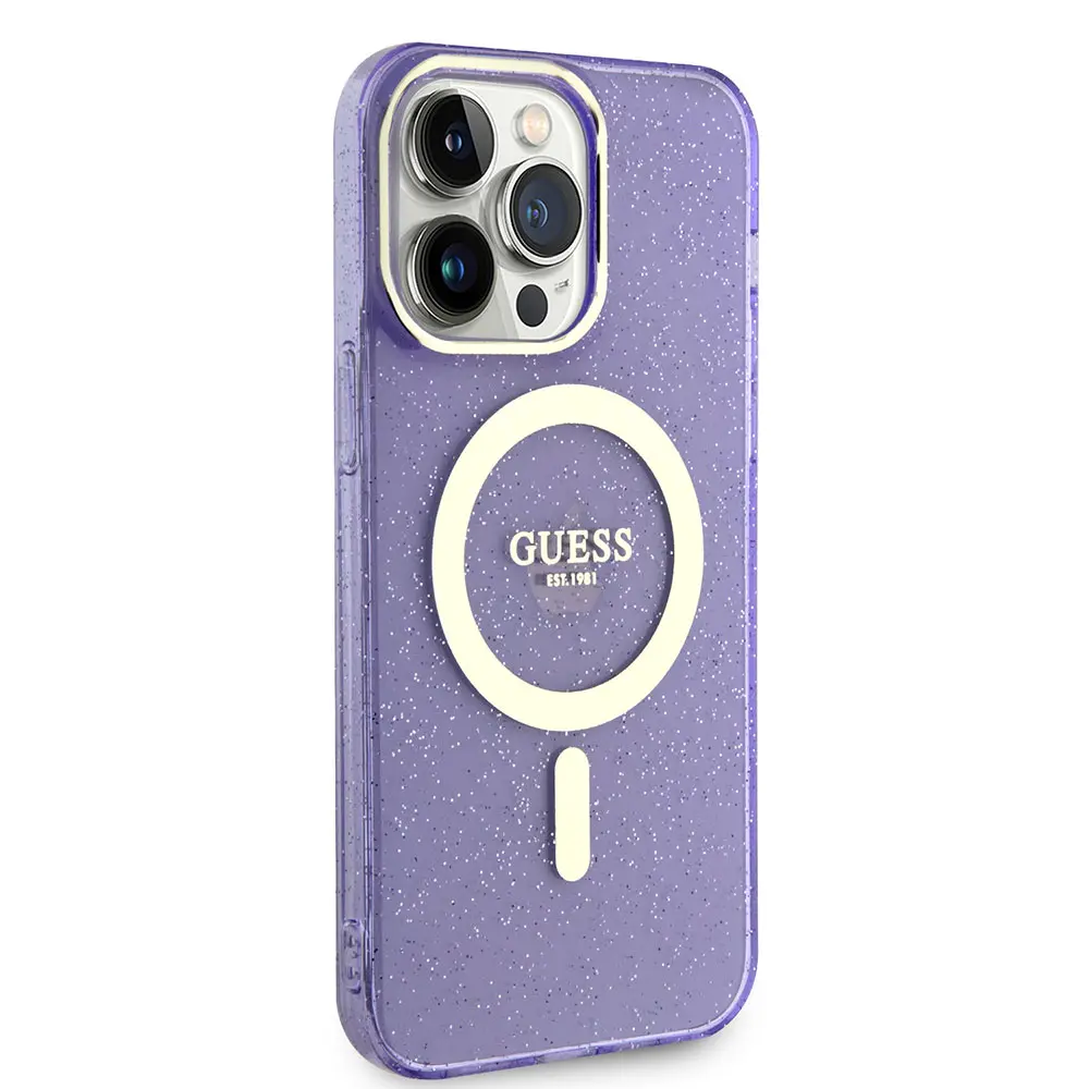 iPhone 13 Pro MagSafe Uyumlu Glitter Kılıf - Guess