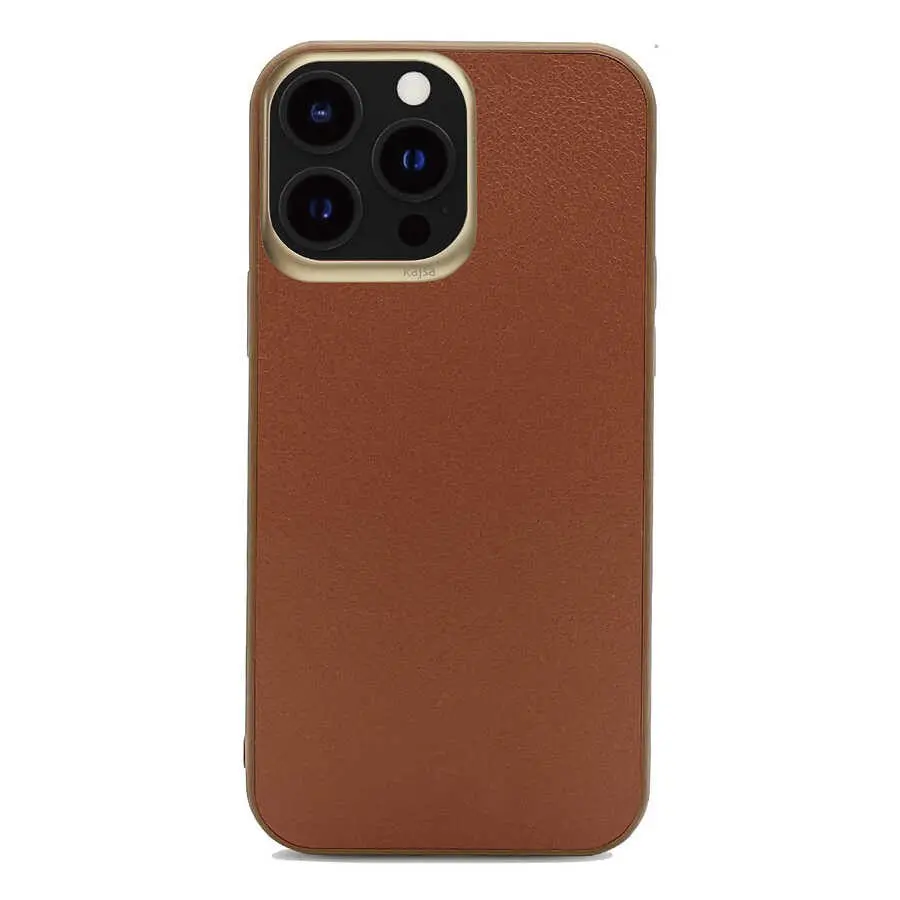 iPhone 13 Pro Hakiki Deri Kılıf - Kajsa Luxe Collection