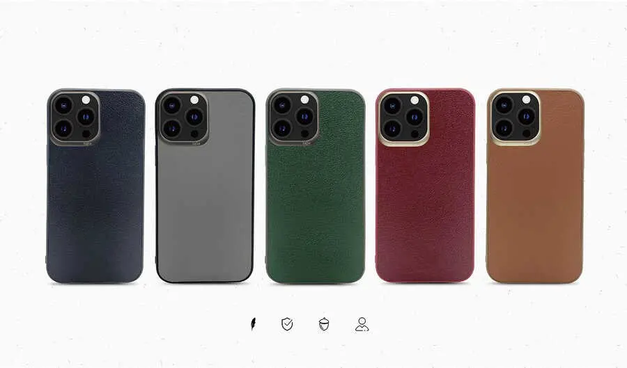 iPhone 13 Pro Hakiki Deri Kılıf - Kajsa Luxe Collection