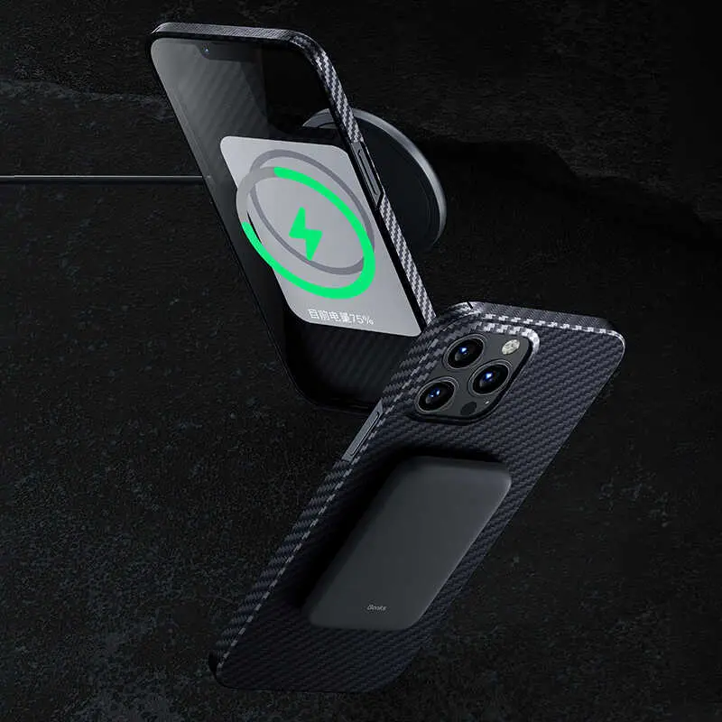 iPhone 13 Pro MagSafe Uyumlu Kevlar Kılıf - Benks Essential