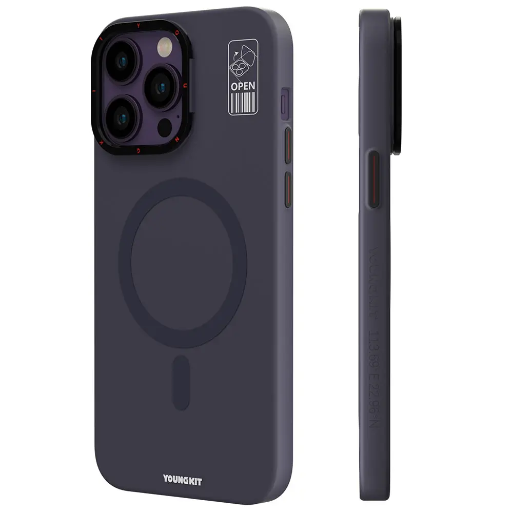 iPhone 13 Pro MagSafe Uyumlu Standlı Kılıf - YoungKit Hermit Bracket