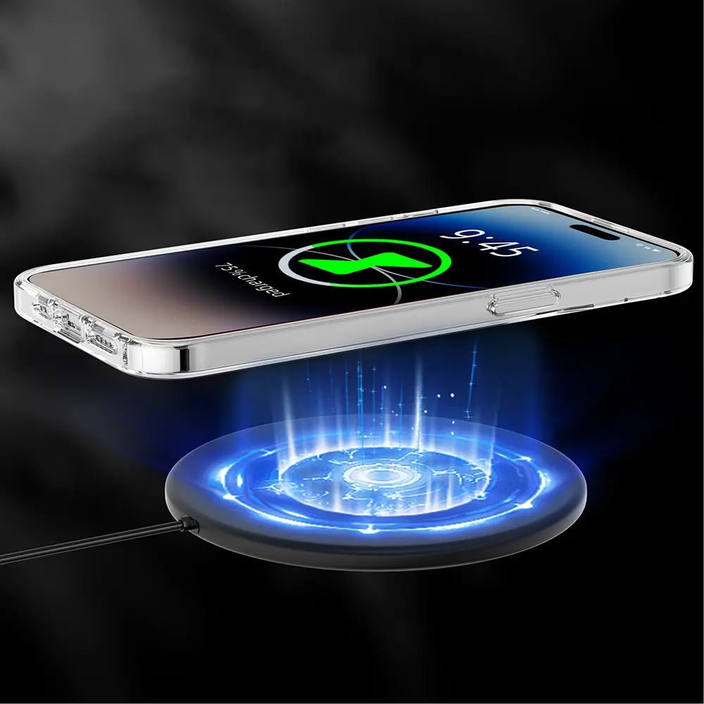 iPhone 13 Pro MagSafe Uyumlu Şeffaf Kılıf - Youngkit Coloured Glaze