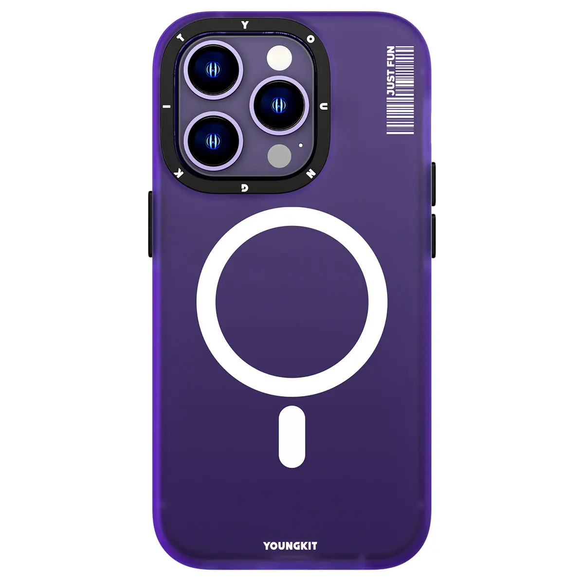 iPhone 13 Pro MagSafe Uyumlu Şeffaf Kılıf - Youngkit Colored Sand
