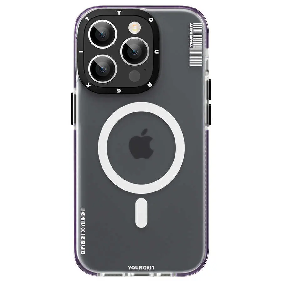 iPhone 13 Pro MagSafe Uyumlu Şeffaf Kılıf - Youngkit Jane Sand