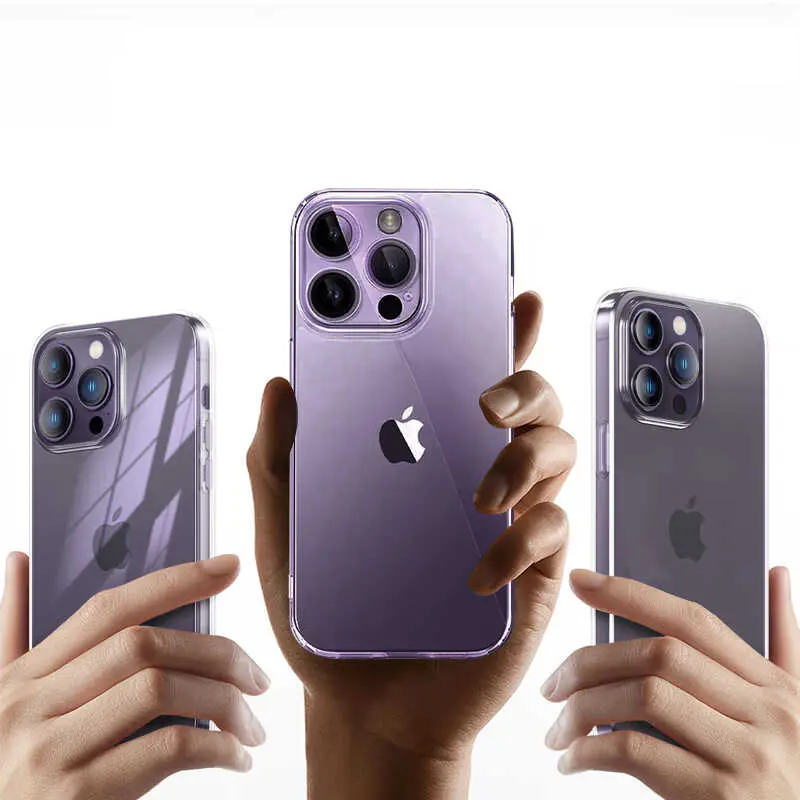 iPhone 13 Pro Şeffaf Airbag Tasarımlı Kılıf - Wiwu Concise