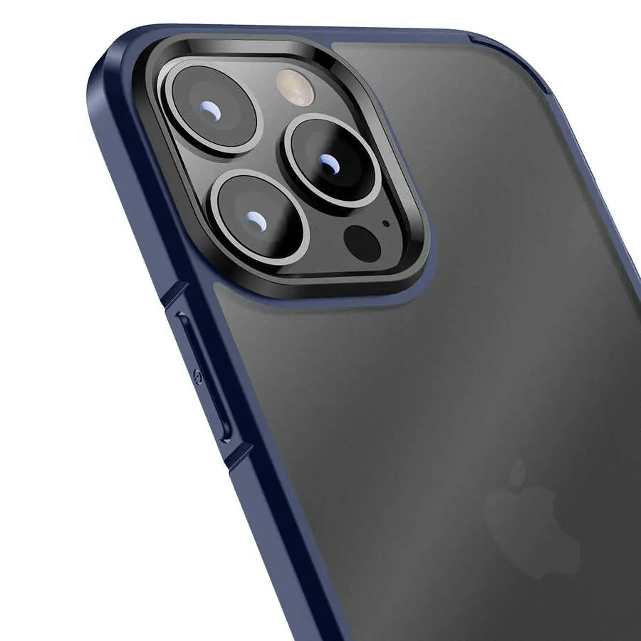 iPhone 13 Pro Kılıf, Mat Buzlu Yüzeyli TPU Silikon - Wlons H-Bom
