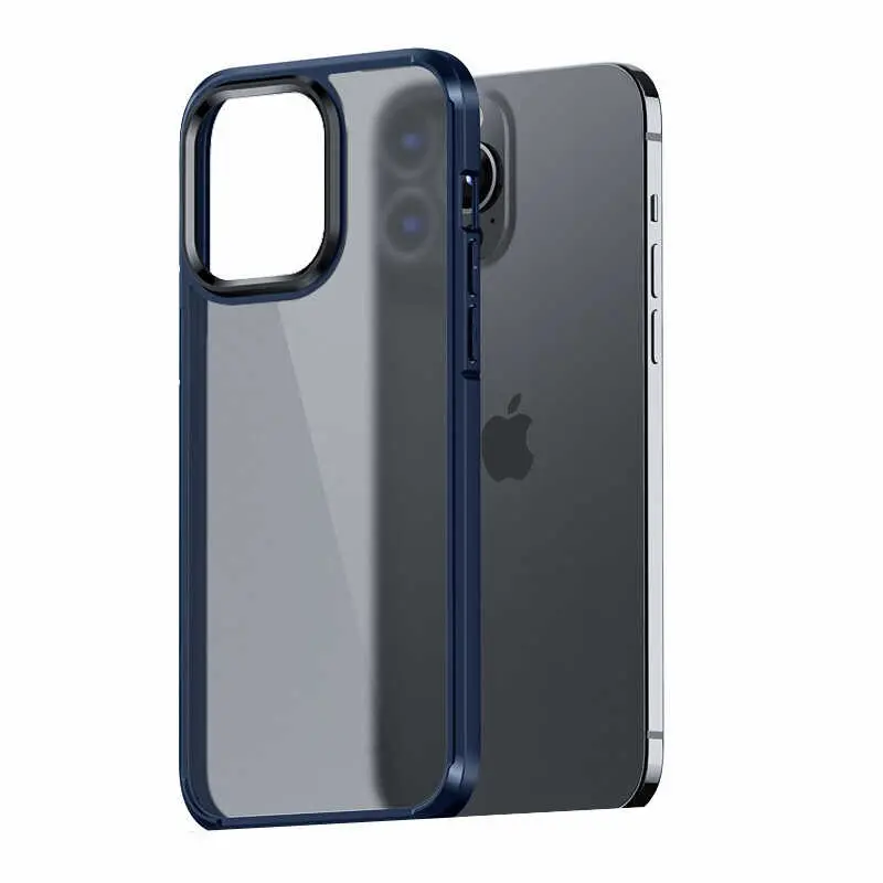 iPhone 13 Pro Kılıf, Mat Buzlu Yüzeyli TPU Silikon - Wlons H-Bom