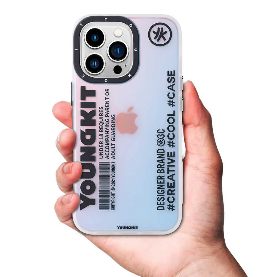 iPhone 13 Pro Kılıf, Desenli ve Darbe Emici Kapak - YoungKit Fashion Culture Time