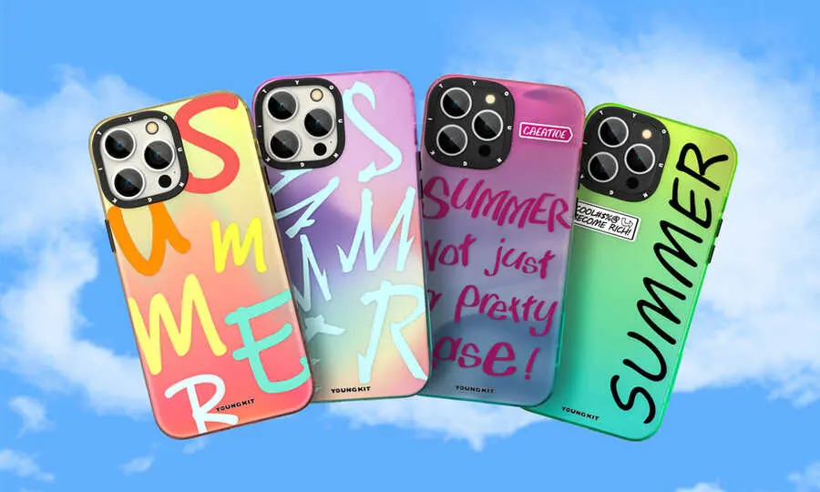 iPhone 13 Pro Kılıf, Çok Katmanlı Koruma - YoungKit Summer Serisi