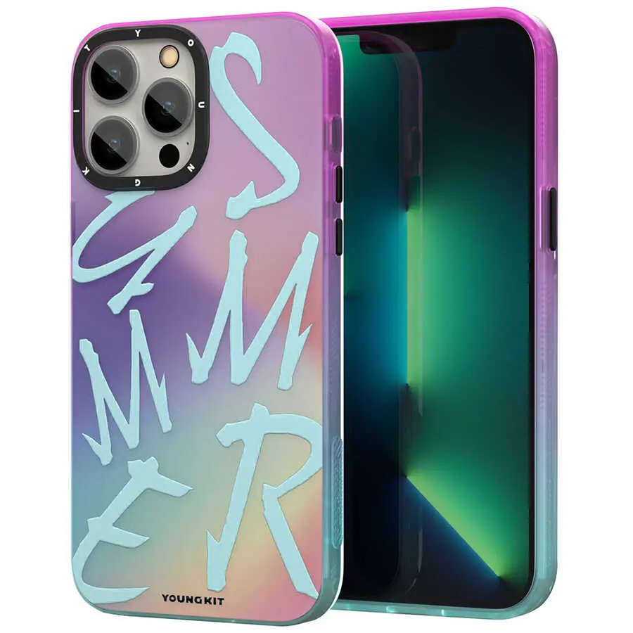 iPhone 13 Pro Kılıf, Çok Katmanlı Koruma - YoungKit Summer Serisi