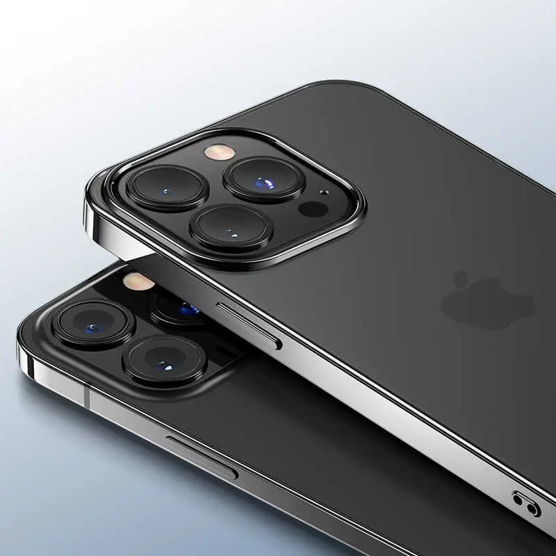 iPhone 13 Pro Max Mat Kaplamalı TPU Kılıf - Benks Matte Electroplated