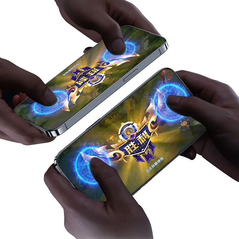 iPhone 13 Pro Max Mat Oyun Ekran Koruyucu ve Uygulama Aparatı - Benks JoyTouch