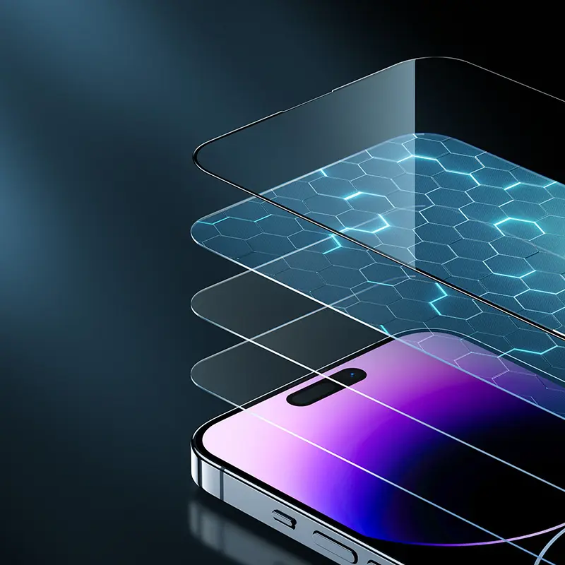 iPhone 13 Pro Max Mat Oyun Ekran Koruyucu ve Uygulama Aparatı - Benks JoyTouch