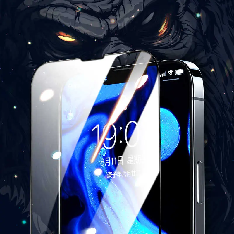 iPhone 13 Pro Max Temperli Cam Ekran Koruyucu - Benks Little KingKong