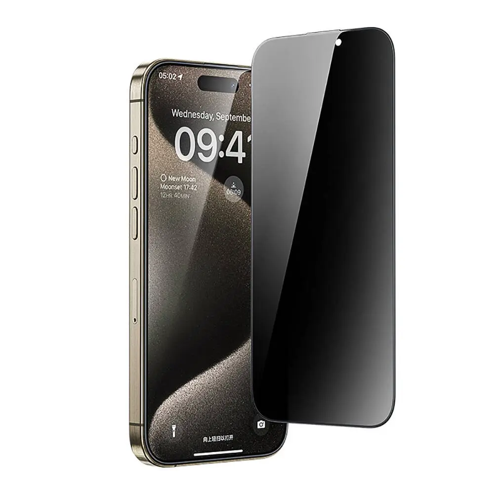 iPhone 13 Pro Max Gizlilik Ekran Koruyucu + Uygulama Aparatı - Casebang Privacy