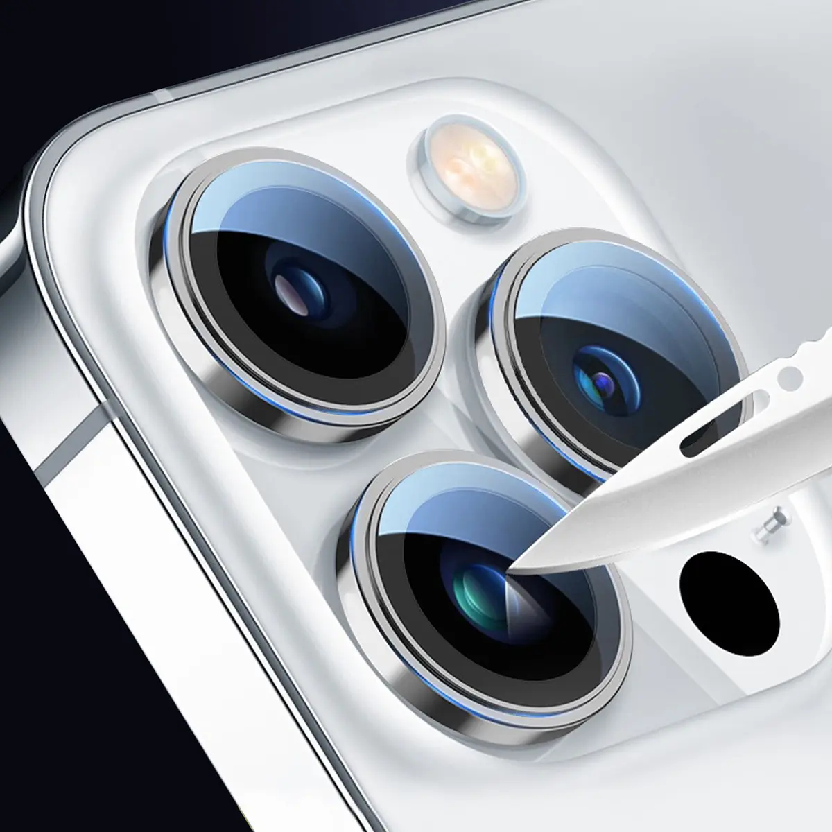 iPhone 13 Pro Max Kamera Lens Koruyucu - Go Des CL-10