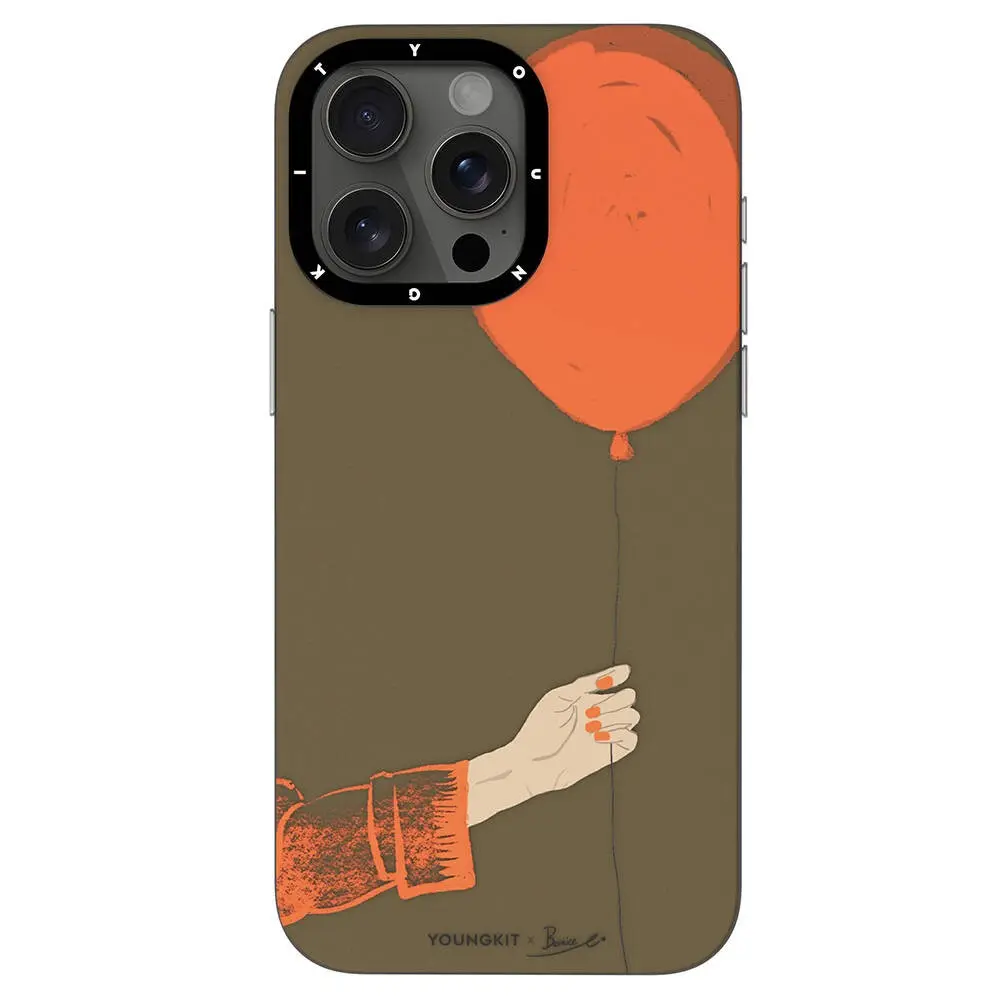 iPhone 13 Pro Max MagSafe Uyumlu Kılıf - Youngkit Orange Serisi Flying Balloon