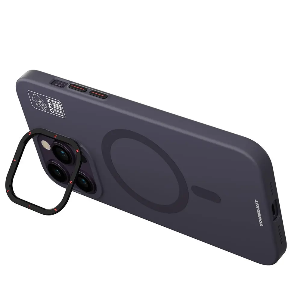iPhone 13 Pro Max MagSafe Uyumlu Standlı Kılıf - YoungKit Hermit Bracket