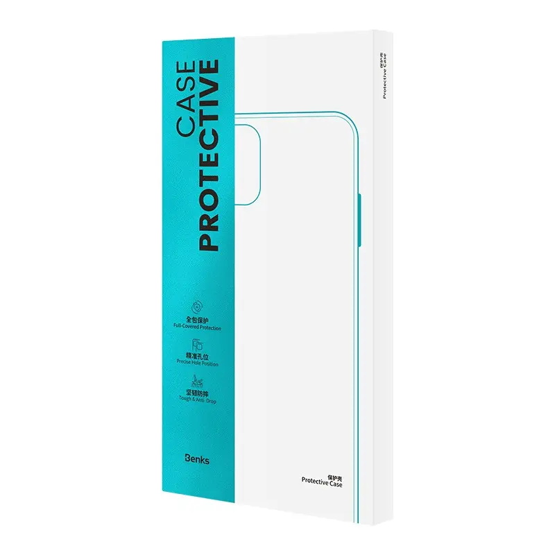 iPhone 13 Pro Max Airbagli TPU Kılıf, Yazı Temalı - Benks Dynamic New